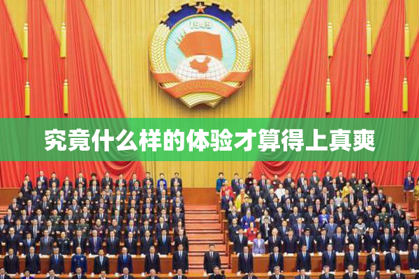 究竟什么样的体验才算得上真爽