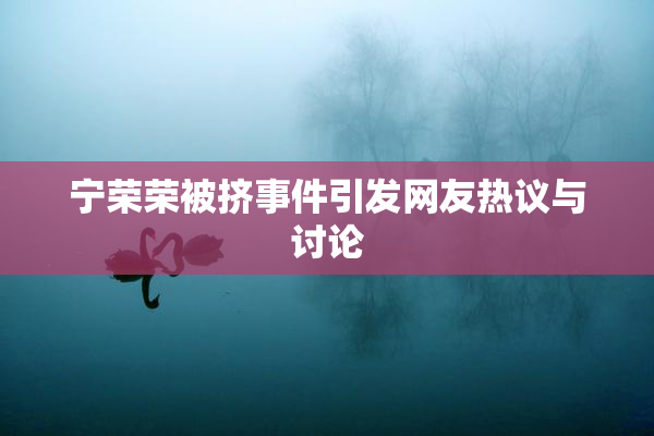 宁荣荣被挤事件引发网友热议与讨论