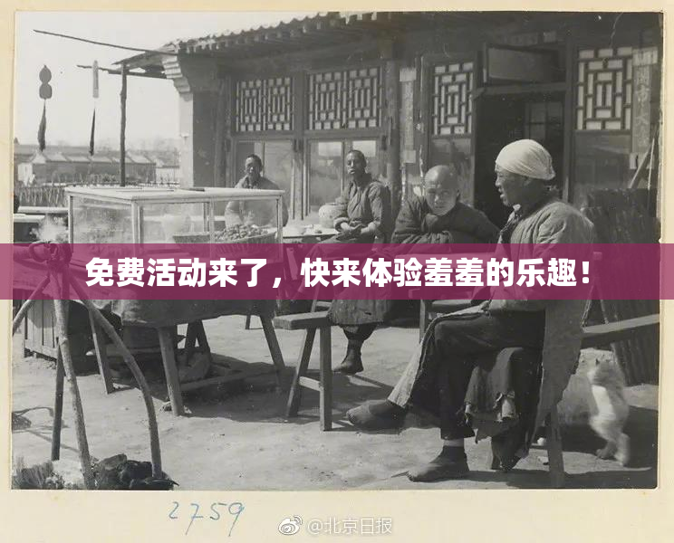 免费活动来了，快来体验羞羞的乐趣！