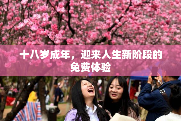 十八岁成年，迎来人生新阶段的免费体验