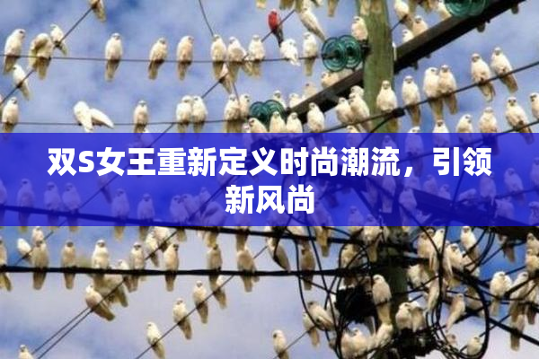 双S女王重新定义时尚潮流，引领新风尚
