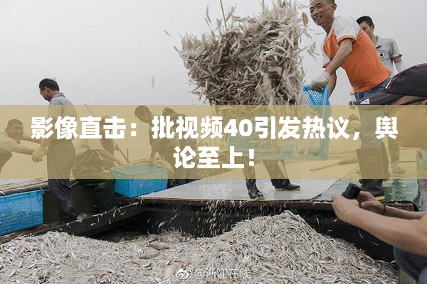 影像直击：批视频40引发热议，舆论至上！