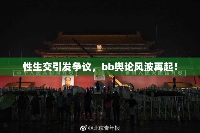性生交引发争议，bb舆论风波再起！