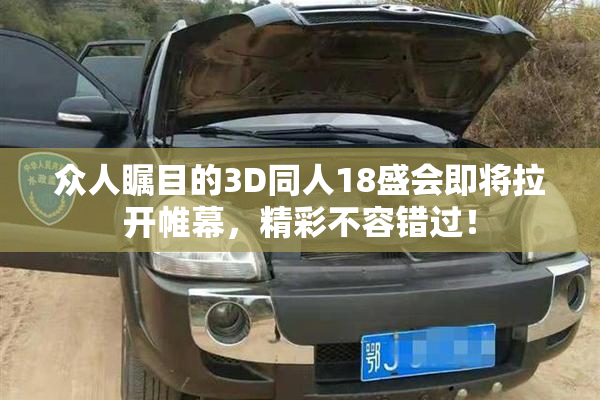 众人瞩目的3D同人18盛会即将拉开帷幕，精彩不容错过！