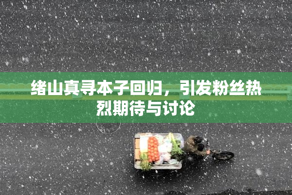 绪山真寻本子回归，引发粉丝热烈期待与讨论