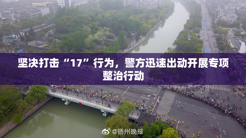 坚决打击“17”行为，警方迅速出动开展专项整治行动