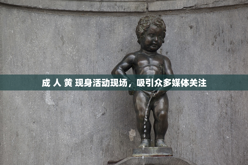成 人 黄 现身活动现场，吸引众多媒体关注