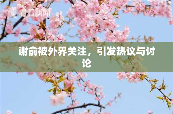 谢俞被外界关注，引发热议与讨论