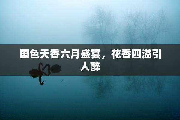 国色天香六月盛宴，花香四溢引人醉