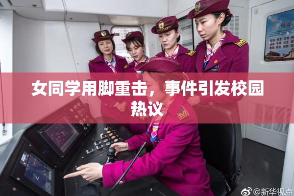 女同学用脚重击，事件引发校园热议
