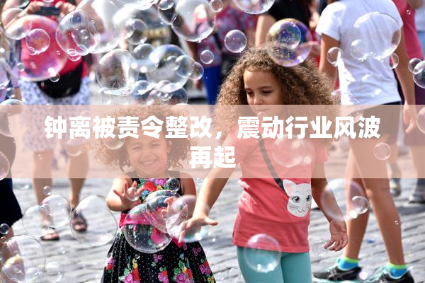 钟离被责令整改，震动行业风波再起