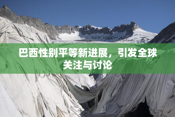 巴西性别平等新进展，引发全球关注与讨论