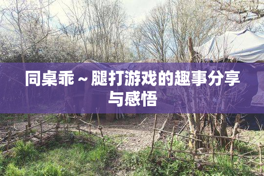 同桌乖～腿打游戏的趣事分享与感悟
