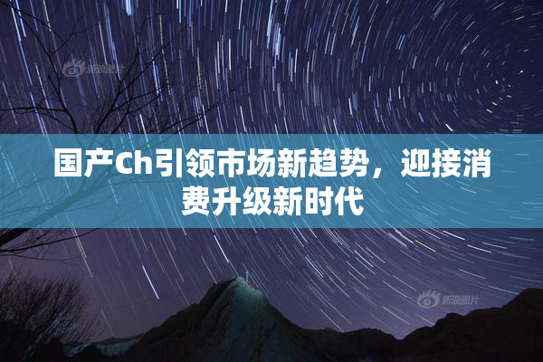 国产Ch引领市场新趋势，迎接消费升级新时代