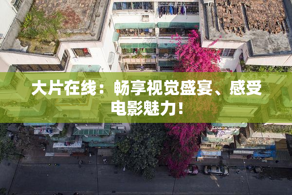 大片在线：畅享视觉盛宴、感受电影魅力！