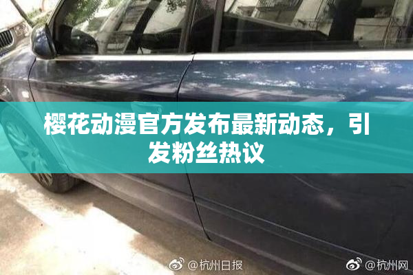 樱花动漫官方发布最新动态，引发粉丝热议