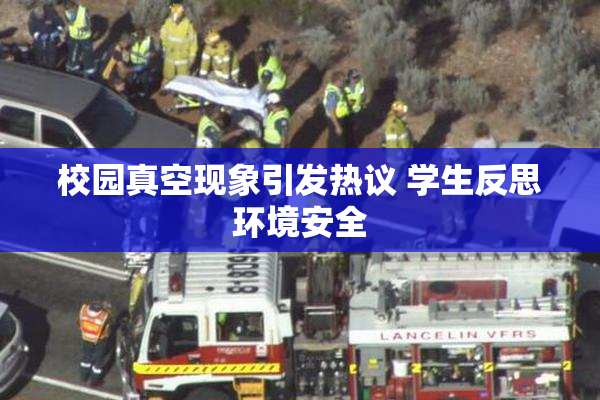 校园真空现象引发热议 学生反思环境安全