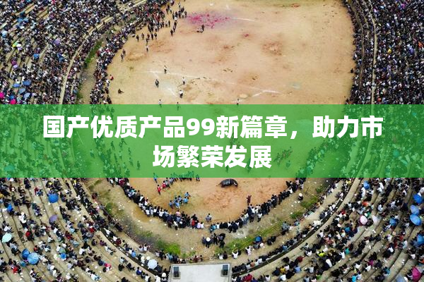 国产优质产品99新篇章，助力市场繁荣发展