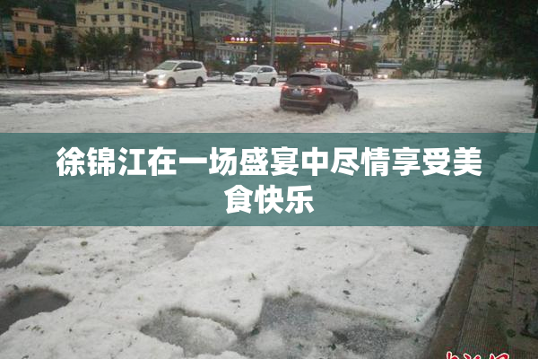 徐锦江在一场盛宴中尽情享受美食快乐