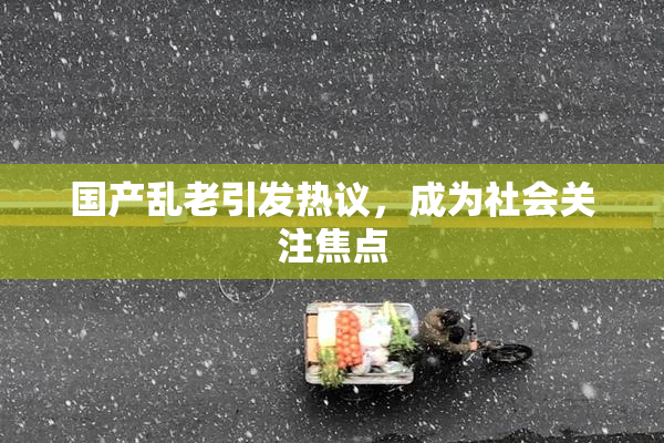 国产乱老引发热议，成为社会关注焦点