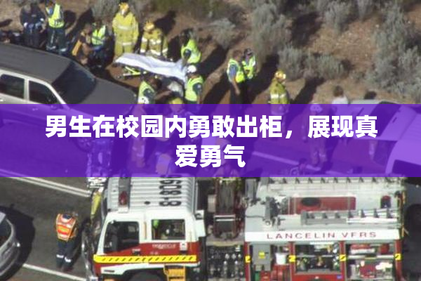 男生在校园内勇敢出柜，展现真爱勇气