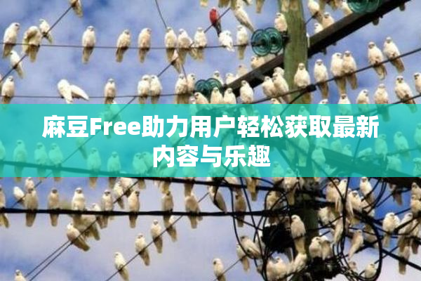 麻豆Free助力用户轻松获取最新内容与乐趣