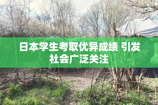 日本学生考取优异成绩 引发社会广泛关注