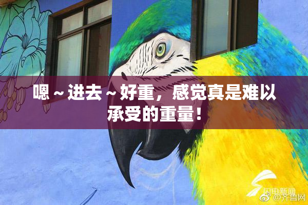 嗯～进去～好重，感觉真是难以承受的重量！