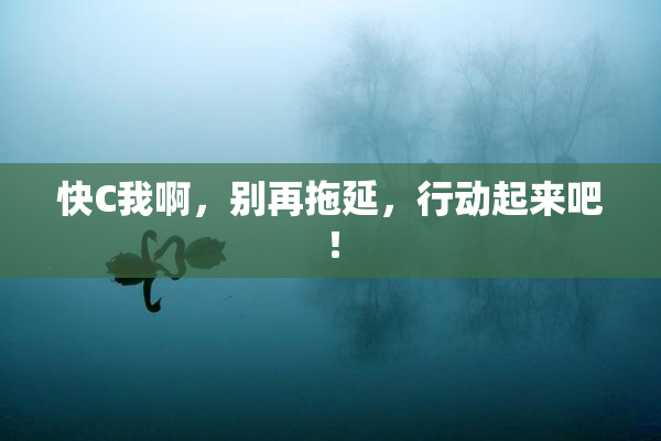 快C我啊，别再拖延，行动起来吧！