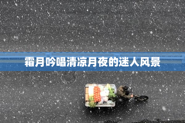 霜月吟唱清凉月夜的迷人风景