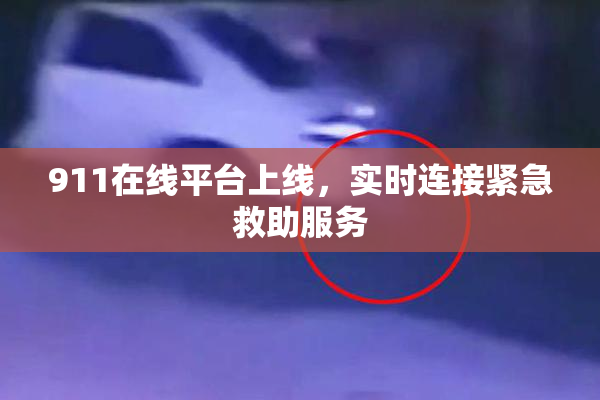 911在线平台上线，实时连接紧急救助服务