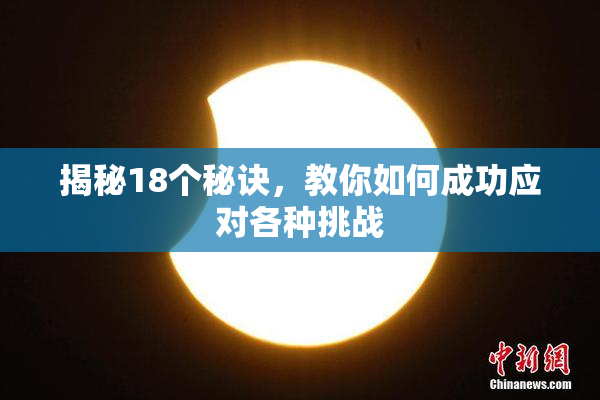 揭秘18个秘诀，教你如何成功应对各种挑战