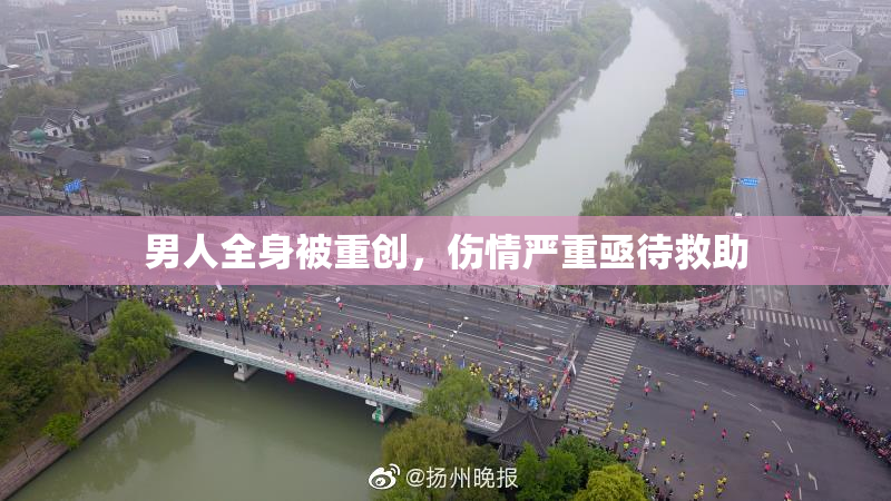 男人全身被重创，伤情严重亟待救助