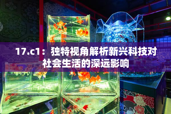 17.c1：独特视角解析新兴科技对社会生活的深远影响