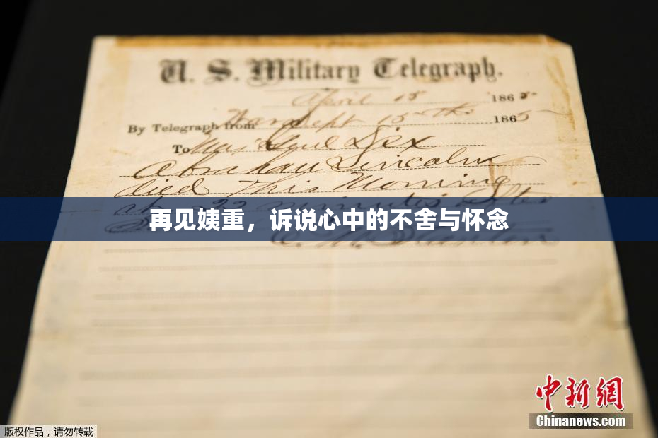 再见姨重，诉说心中的不舍与怀念