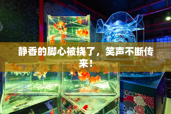 静香的脚心被挠了，笑声不断传来！