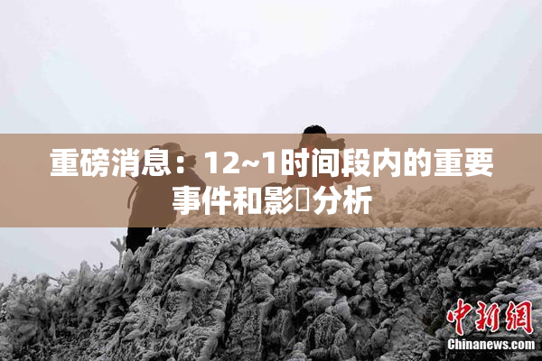 重磅消息：12~1时间段内的重要事件和影響分析