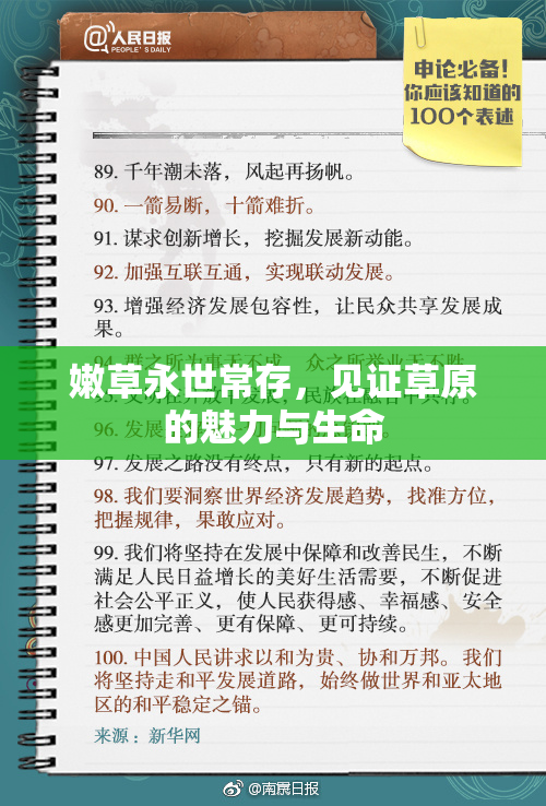 嫩草永世常存，见证草原的魅力与生命