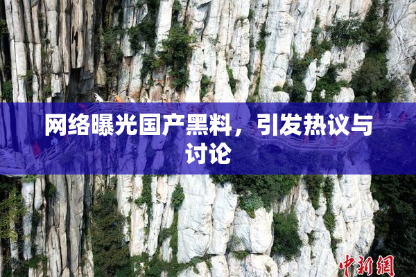 网络曝光国产黑料，引发热议与讨论