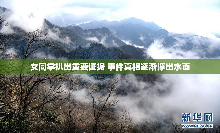 女同学扒出重要证据 事件真相逐渐浮出水面
