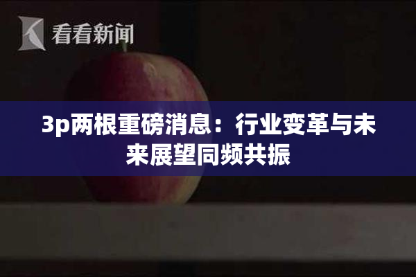 3p两根重磅消息：行业变革与未来展望同频共振