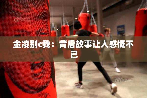 金凌别c我：背后故事让人感慨不已