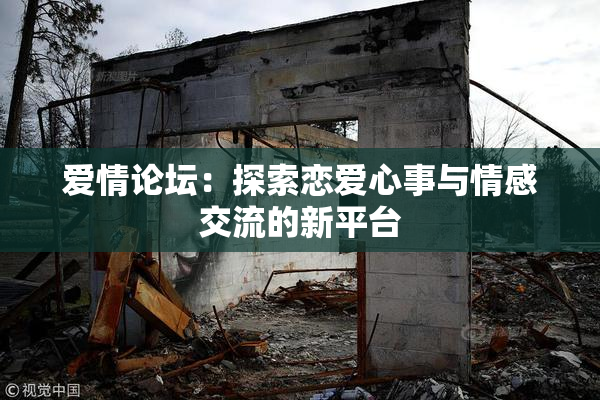 爱情论坛：探索恋爱心事与情感交流的新平台