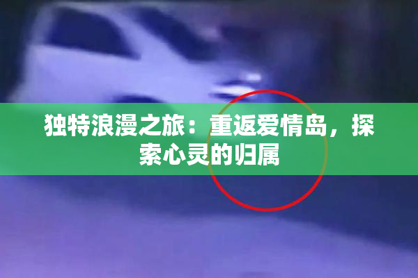 独特浪漫之旅：重返爱情岛，探索心灵的归属