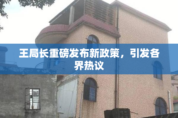 王局长重磅发布新政策，引发各界热议