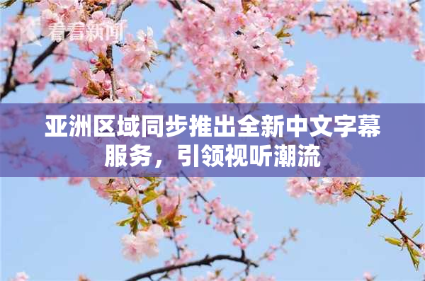 亚洲区域同步推出全新中文字幕服务，引领视听潮流