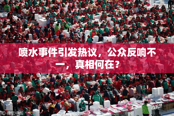 喷水事件引发热议，公众反响不一，真相何在？
