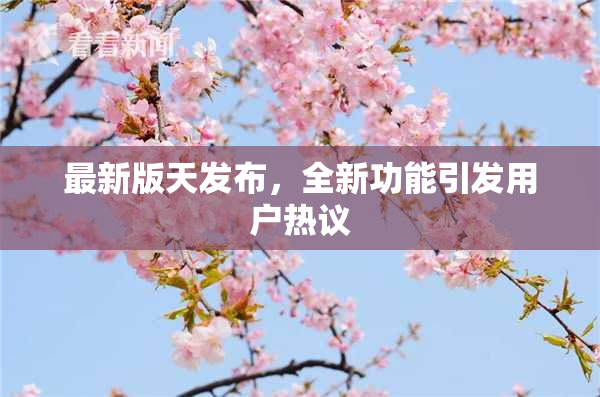 最新版天发布，全新功能引发用户热议