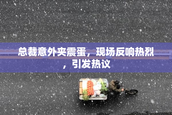 总裁意外夹震蛋，现场反响热烈，引发热议