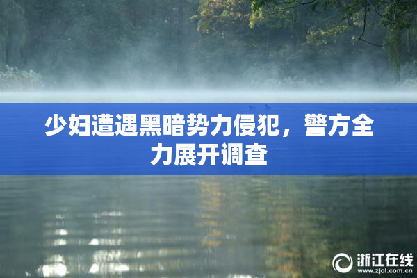 少妇遭遇黑暗势力侵犯，警方全力展开调查